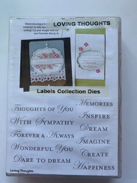 Loving Thoughts | Retired Wood Mount Stamp Set | Stampin' Up!