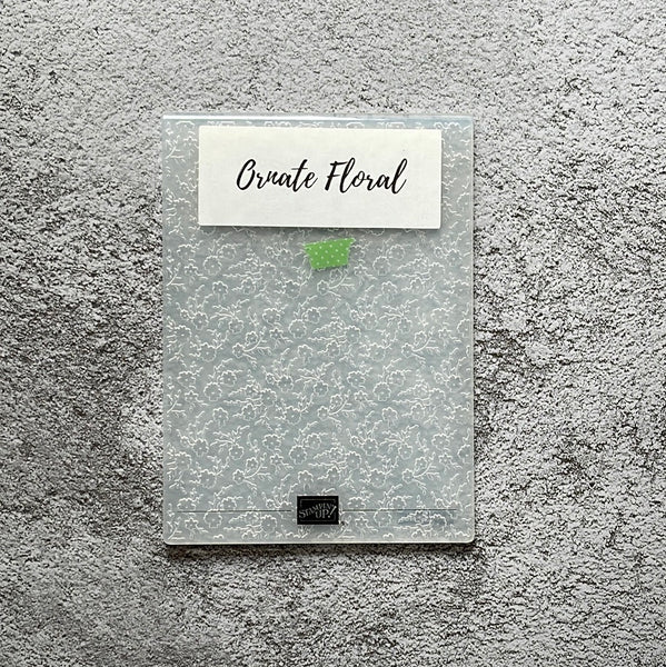 Ornate Floral (3D) Embossing Folder | Retired Embossing Folder | Stampin' Up!