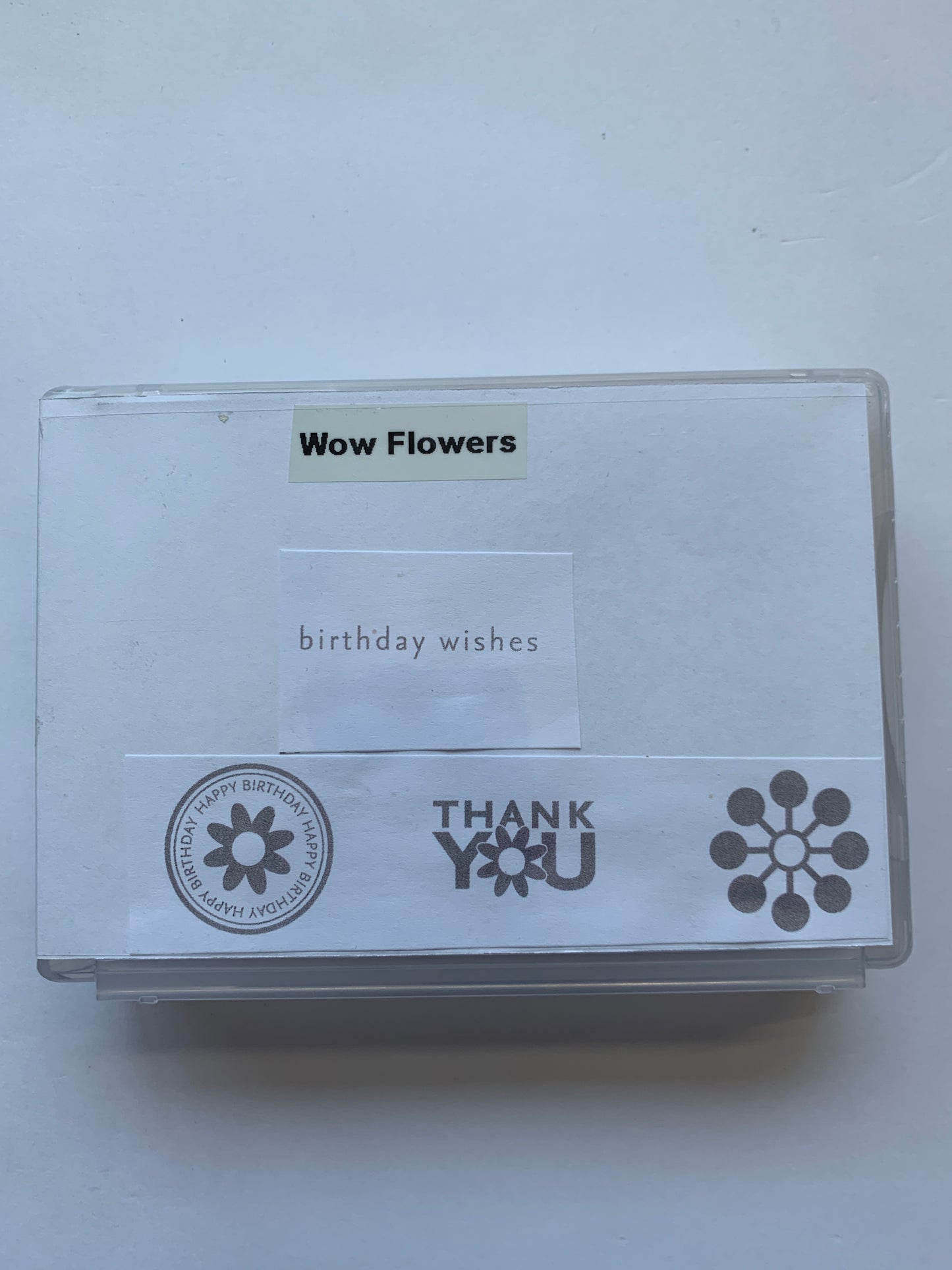 Wow Flowers | Retired Wood Mount Stamp Set | Stampin' Up!