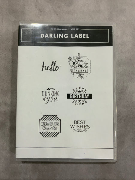 Darling Label | Retired Photopolymer Stamp Set | Stampin' Up!