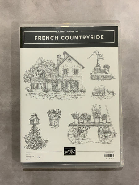 French Countryside | Retired Cling Mount Stamp Set | Stampin' Up!