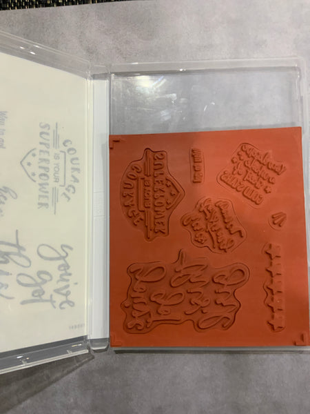 Here's to Strong Women | Retired Cling Mount Stamp Set | Stampin' Up!