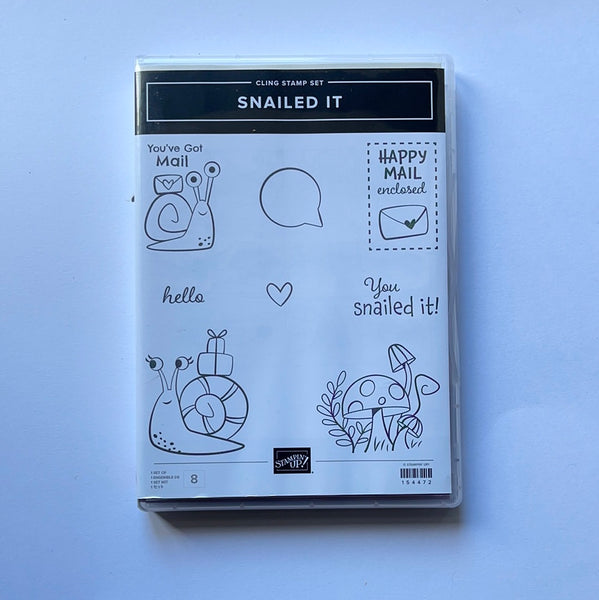 Snailed It | Retired Cling Mount Stamp Set | Stampin' Up!