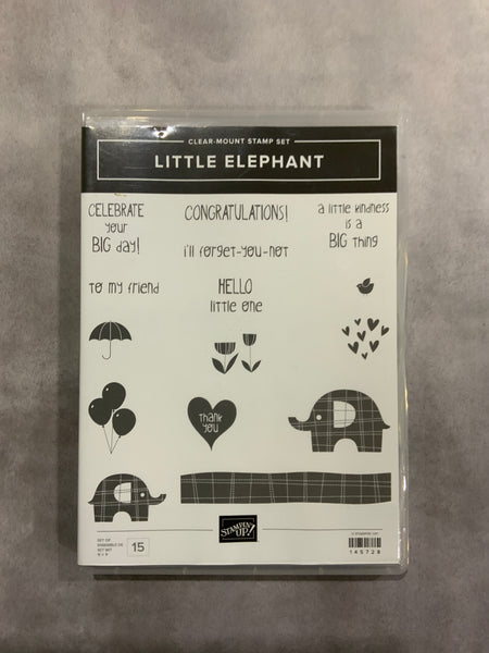Little Elephant | Retired Clear Mount Stamp Set | Stampin' Up!