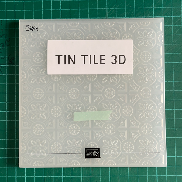 Tin Tile 3D Embossing Folder | Retired Embossing Folder | Stampin' Up!