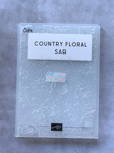 Country Floral 3D Embossing Folder | Retired Embossing Folder | Stampin' Up!