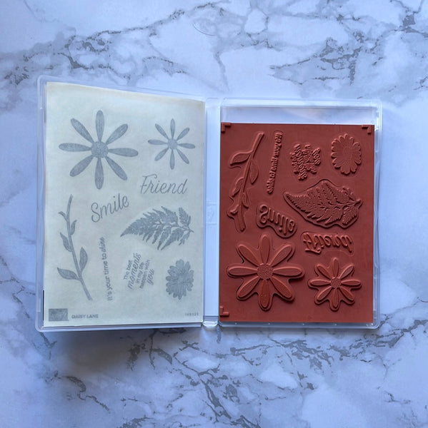 Daisy Lane | Retired Cling Mount Stamp Set | Stampin' Up!