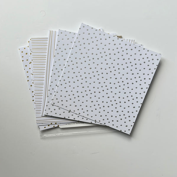 Silver and Gold Specialty Paper | 24 Sheets - Full Pack | Brand New, Unopened | Stampin' Up!