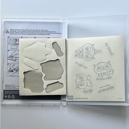 Adorable Owls | Retired Cling Mount Stamp Set | Stampin' Up!