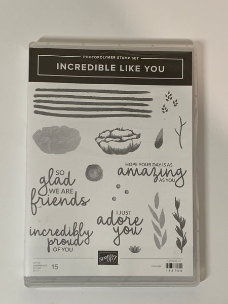 Incredible Like You | Retired Photopolymer Stamp Set | Stampin' Up! | BRAND NEW