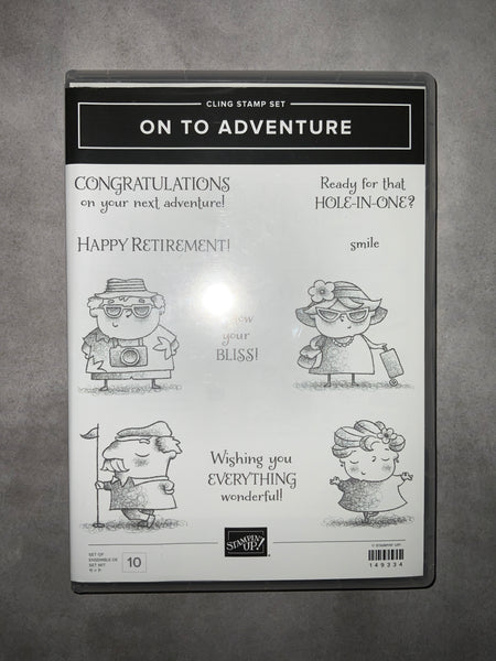 On to Adventure | Retired Cling Mount Stamp Set | Stampin' Up!