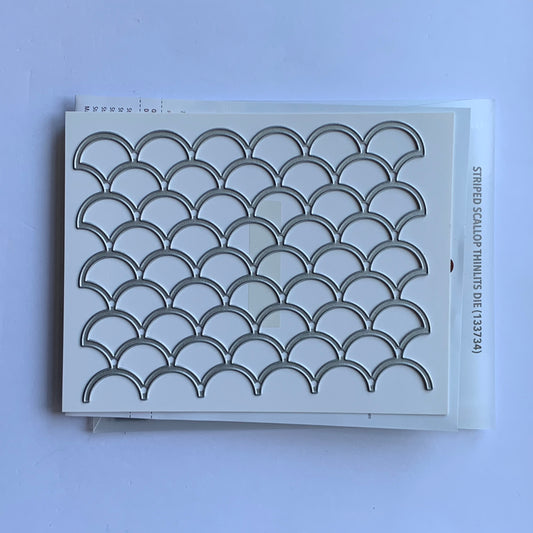 Striped Scallop Thinlits Dies | Retired Framelits Collection | Stampin' Up!