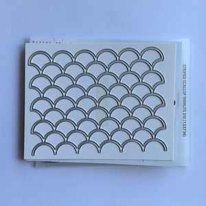 Striped Scallop Thinlits Dies | Retired Framelits Collection | Stampin' Up!