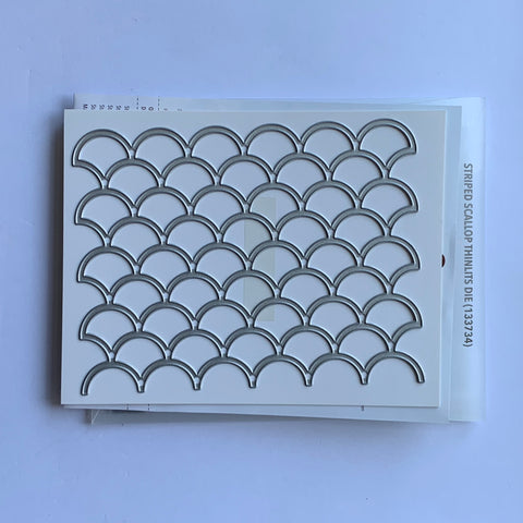 Striped Scallop Thinlits Dies | Retired Framelits Collection | Stampin' Up!