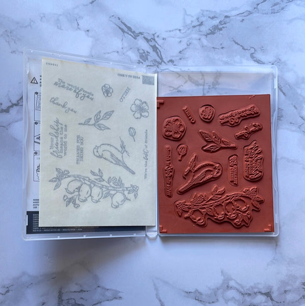 Free as a Bird | Retired Cling Mount Stamp Set | Stampin' Up!