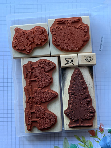 Lovely as a Tree | Retired Wood Mount Stamp Set | Stampin' Up!