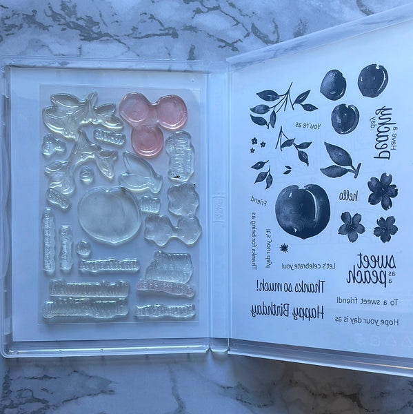 Sweet as a Peach | Retired Photopolymer Stamp Set | Stampin' Up!