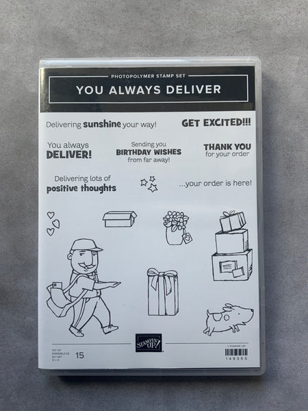 You Always Deliver | Retired Photopolymer Stamp Set | Stampin' Up!