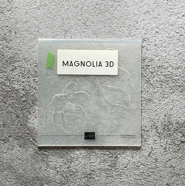 Magnolia (3D) Embossing Folder | Retired Embossing Folder | Stampin' Up!