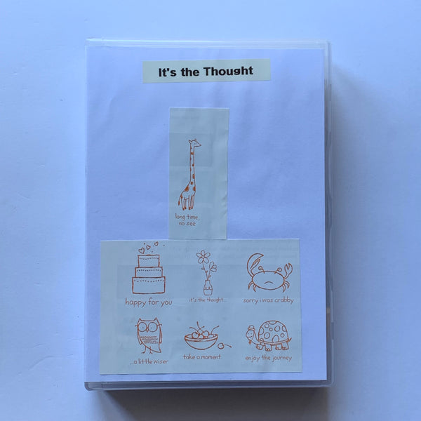 Its the Thought | Retired Wood Mount Stamp Set | Stampin' Up!