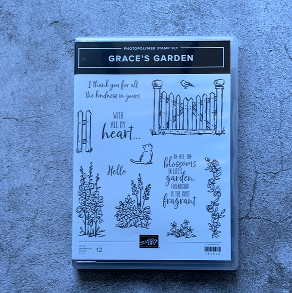 Grace's Garden | Retired Photopolymer Stamp Set | Stampin' Up!