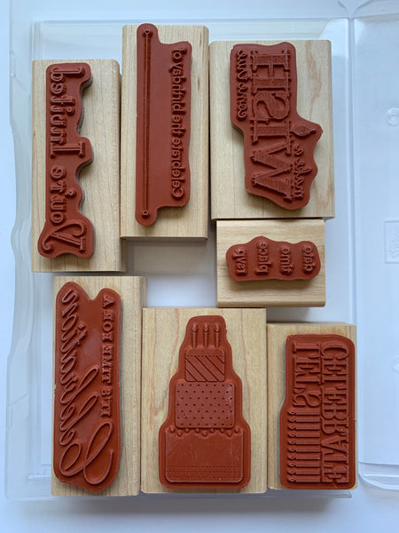 Make a Wish | Retired Wood Mount Stamp Set | Stampin' Up!