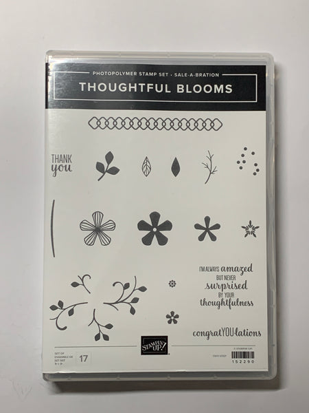Thoughtful Blooms | Saleabration 2020 | Retired Photopolymer Stamp Set | Stampin' Up!