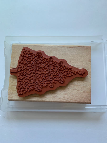 Star Tree | Retired Wood Mount Stamp Set | Stampin' Up!