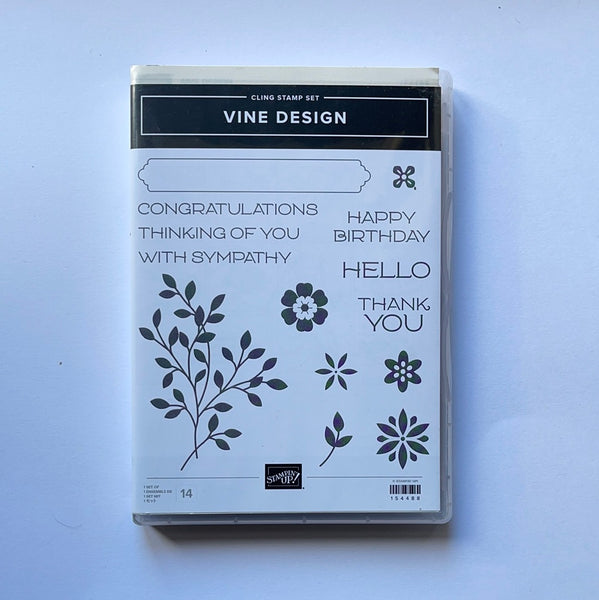 Vine Design | Retired Cling Mount Stamp Set | Stampin' Up!