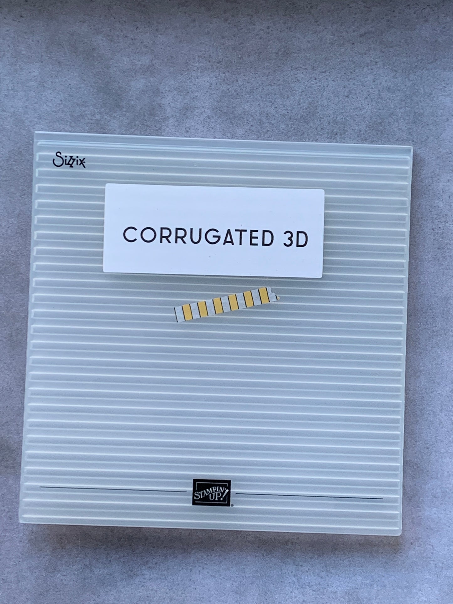 Corrugated 3D Embossing Folder | Retired Embossing Folder | Stampin' Up!