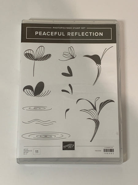 Peaceful Reflection | Retired Photopolymer Stamp Set | Stampin' Up! | BRAND NEW