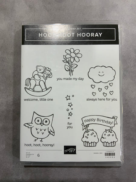 Hoot Hoot Hooray | Retired Cling Mount Stamp Set | Stampin' Up!