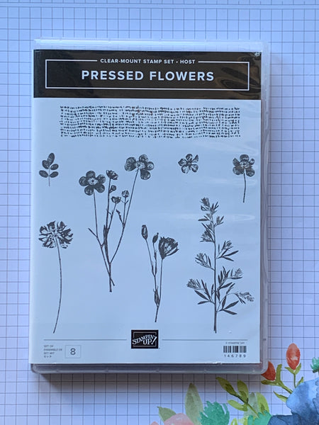 Pressed Flowers | Retired Clear Mount Stamp Set | Stampin' Up!