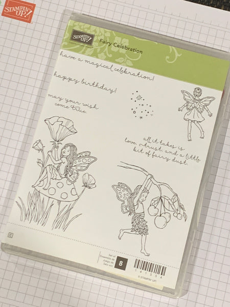 Fairy Celebration | Retired Clear Mount Stamp Set | Stampin' Up!
