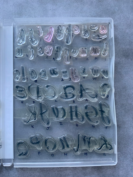 Brushwork Alphabet | Retired Photopolymer Stamp Set | Stampin' Up!