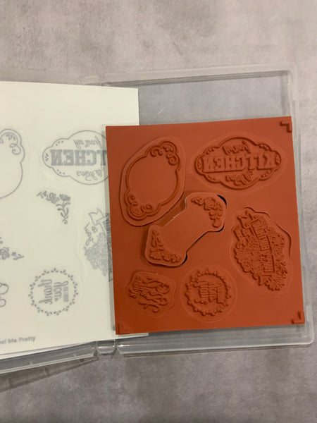Label Me Pretty | Retired Clear Mount Stamp Set | Stampin' Up!