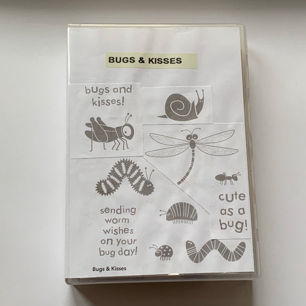 Bugs and Kisses | Retired Wood Mount Stamp Set | Stampin' Up!