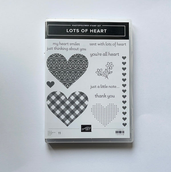 Lots of Heart | Retired Photopolymer Stamp Set | Stampin' Up!