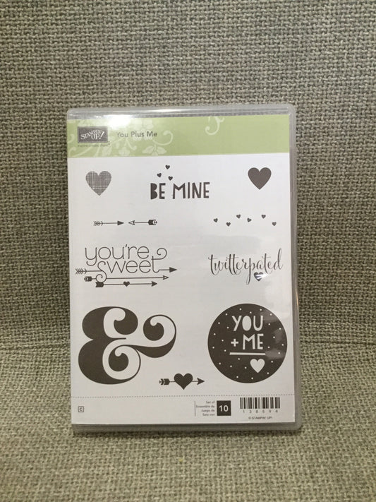 You Plus Me | Retired Clear Mount Stamp Set | Stampin' Up!