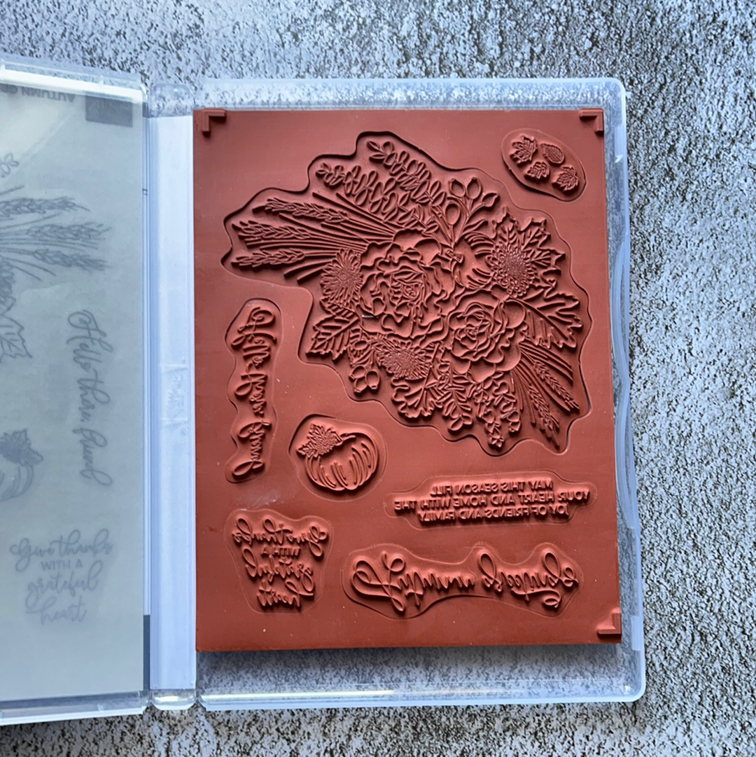 Autumn Greetings | Retired Cling Mount Stamp Set | Stampin' Up!