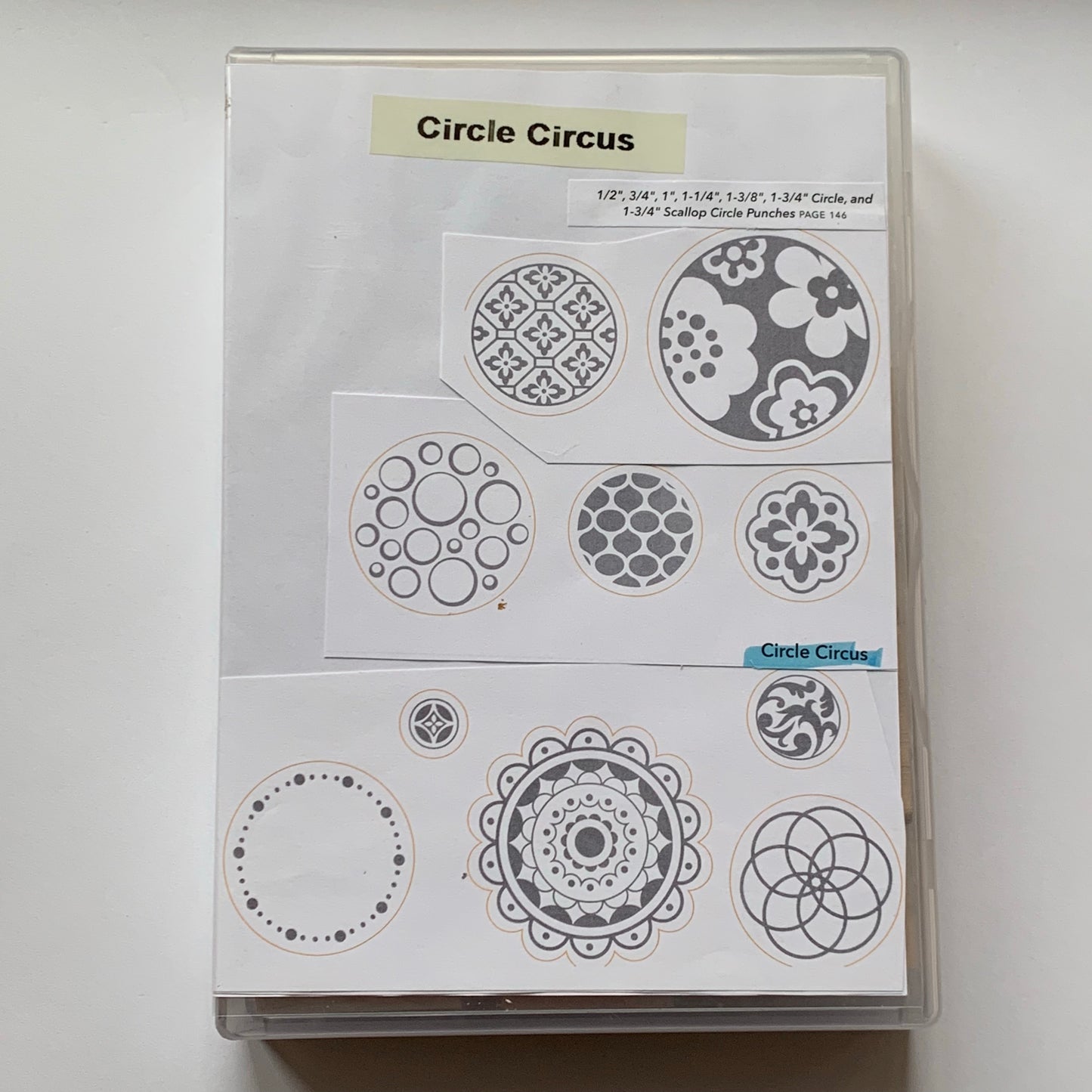 Circle Circus | Retired Wood Mount Stamp Set | Stampin' Up!