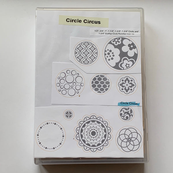 Circle Circus | Retired Wood Mount Stamp Set | Stampin' Up!