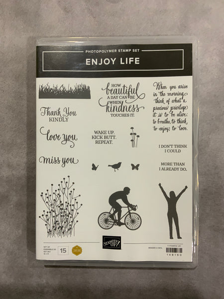 Enjoy Life | Retired Photopolymer Stamp Set | Stampin' Up!