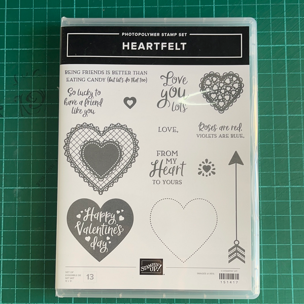 Heartfelt | Retired Photopolymer Stamp Set | Stampin' Up!