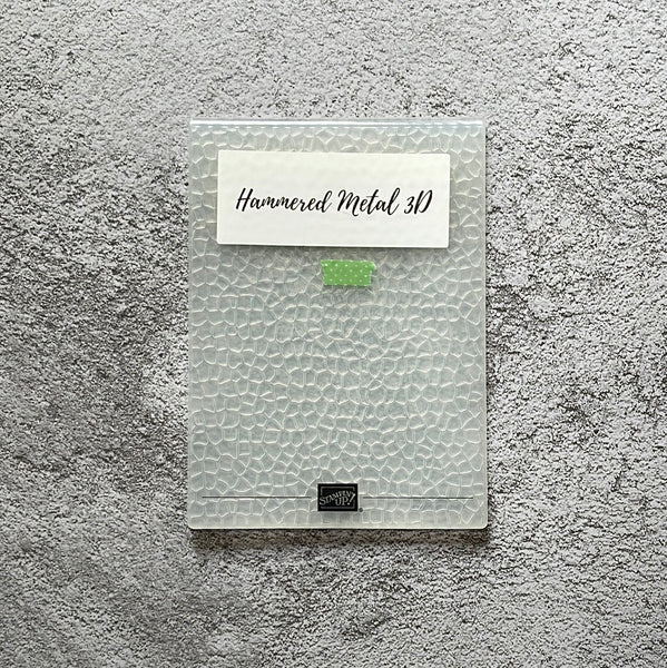 Hammered Metal (3D) Embossing Folder | Retired Embossing Folder | Stampin' Up!