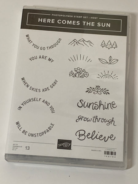 Here Comes the Sun | Retired Photopolymer Stamp Set | Stampin' Up! | Brand New