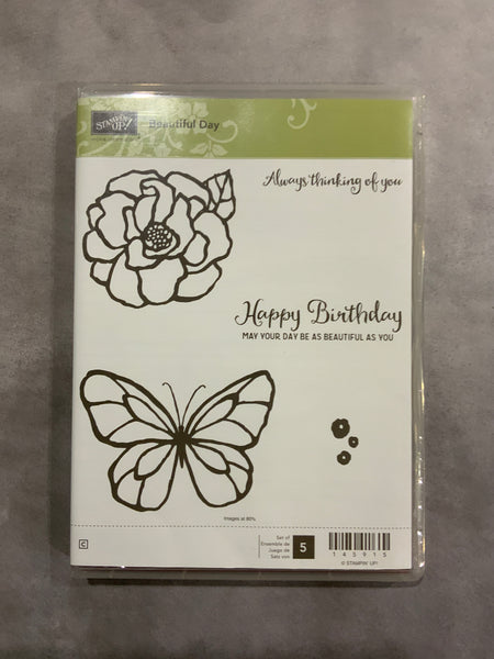 Beautiful Day | Retired Clear Mount Stamp Set | Stampin' Up!