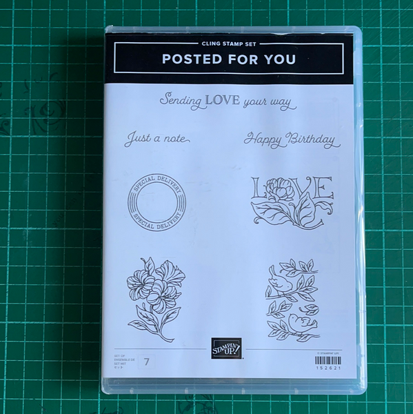 Posted For You | Retired Cling Mount Stamp Set | Stampin' Up!