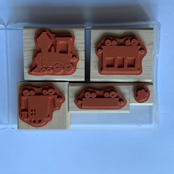 Choo Choo | Retired Wood Mount Stamp Set | Stampin' Up!