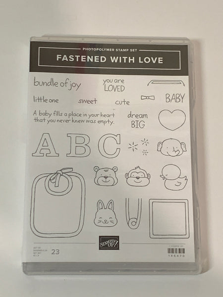 Fastened With Love | Retired Photopolymer Stamp Set | Stampin' Up!